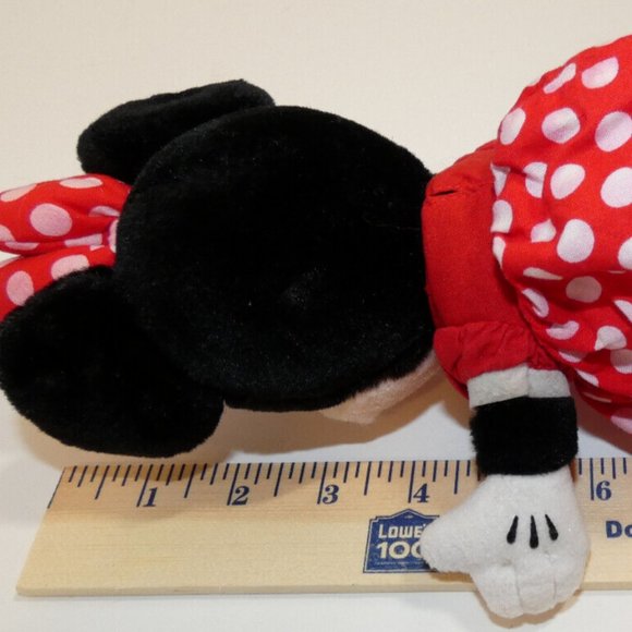 Minnie Mouse Disney World Plush Stuffed Toy Doll 11 inch Small - Picture 10 of 12